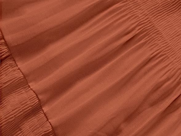 Nashalyly Women (XL) Chiffon Elastic High Skirts