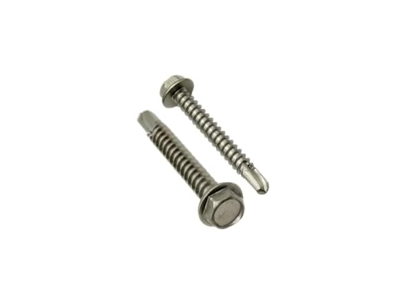 TEK Screws #8x1-1/2 SS 410 100Pcs