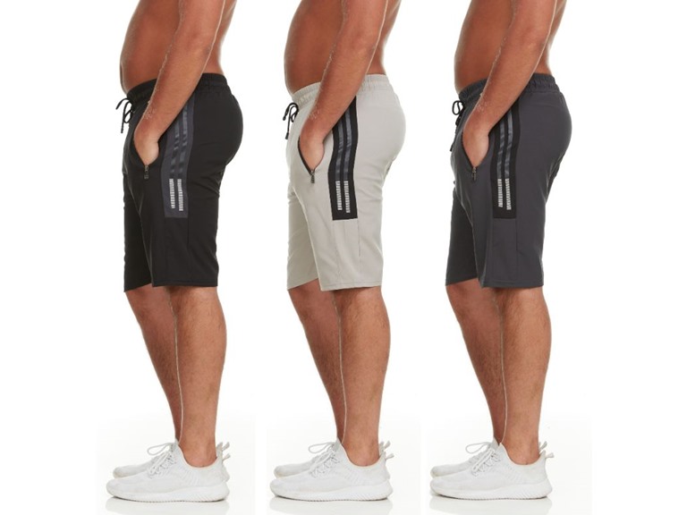 G-man {3PK} Men's Shorts With Zipper Pockets