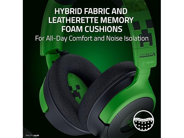 Razer Kraken V4 X Headset - Minecraft Edition