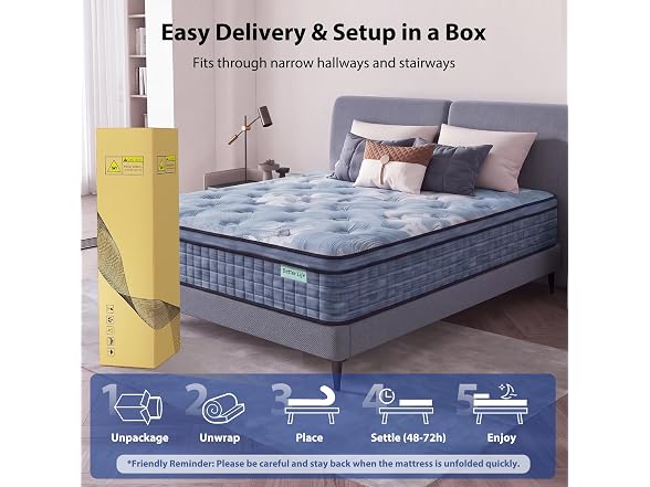 Acochey 12" Hybrid Mattress