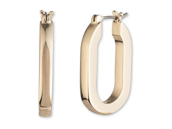 Karl Lagerfeld Paris Link Hoop Earrings