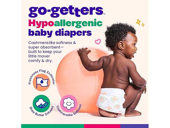 Happy Hues Disposable Diapers Size 5 78 Count