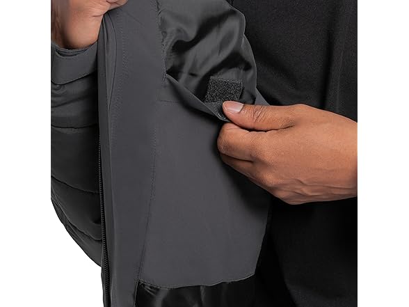 ATG Men Mock Neck Quilted Jacket