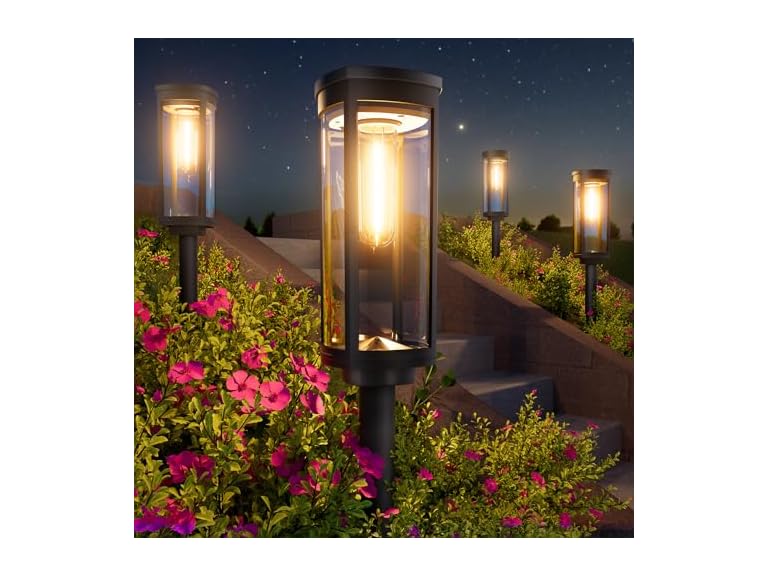 Bright Solar Pathway Lights - 6 Pack