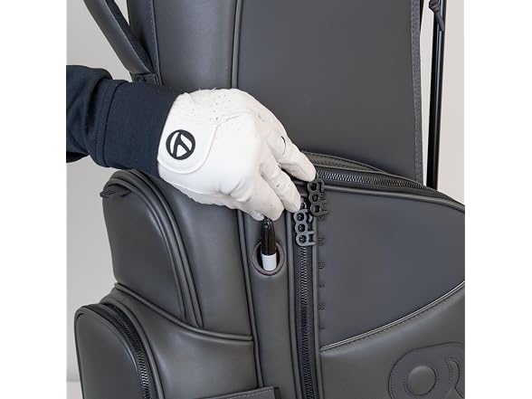 Pin Point Golf Triumph Leather Stand Bag