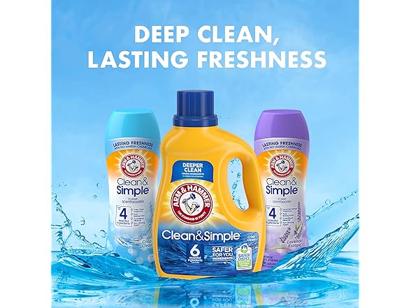Arm & Hammer Clean & Simple, 25 Loads Li