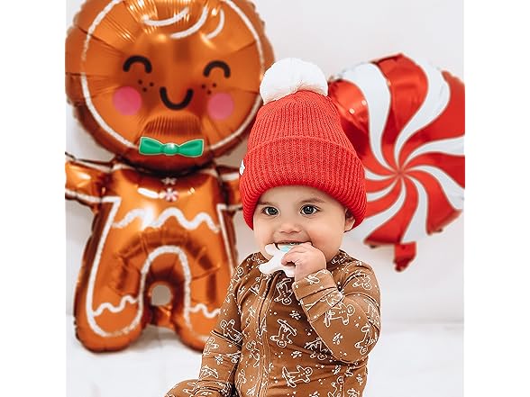 Nuby All Silicone Holiday Tree & Gingerbread Man Cookie Teether