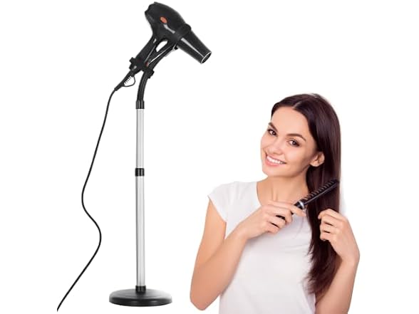 Hair Dryer Stand Hands Free 360-Degree