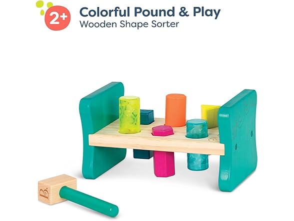 B. toys – Wooden Shape Sorter