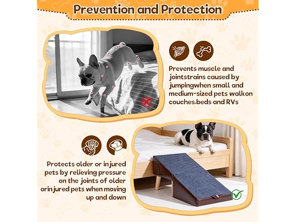 KUKANTST Dog Stairs for Small Dogs