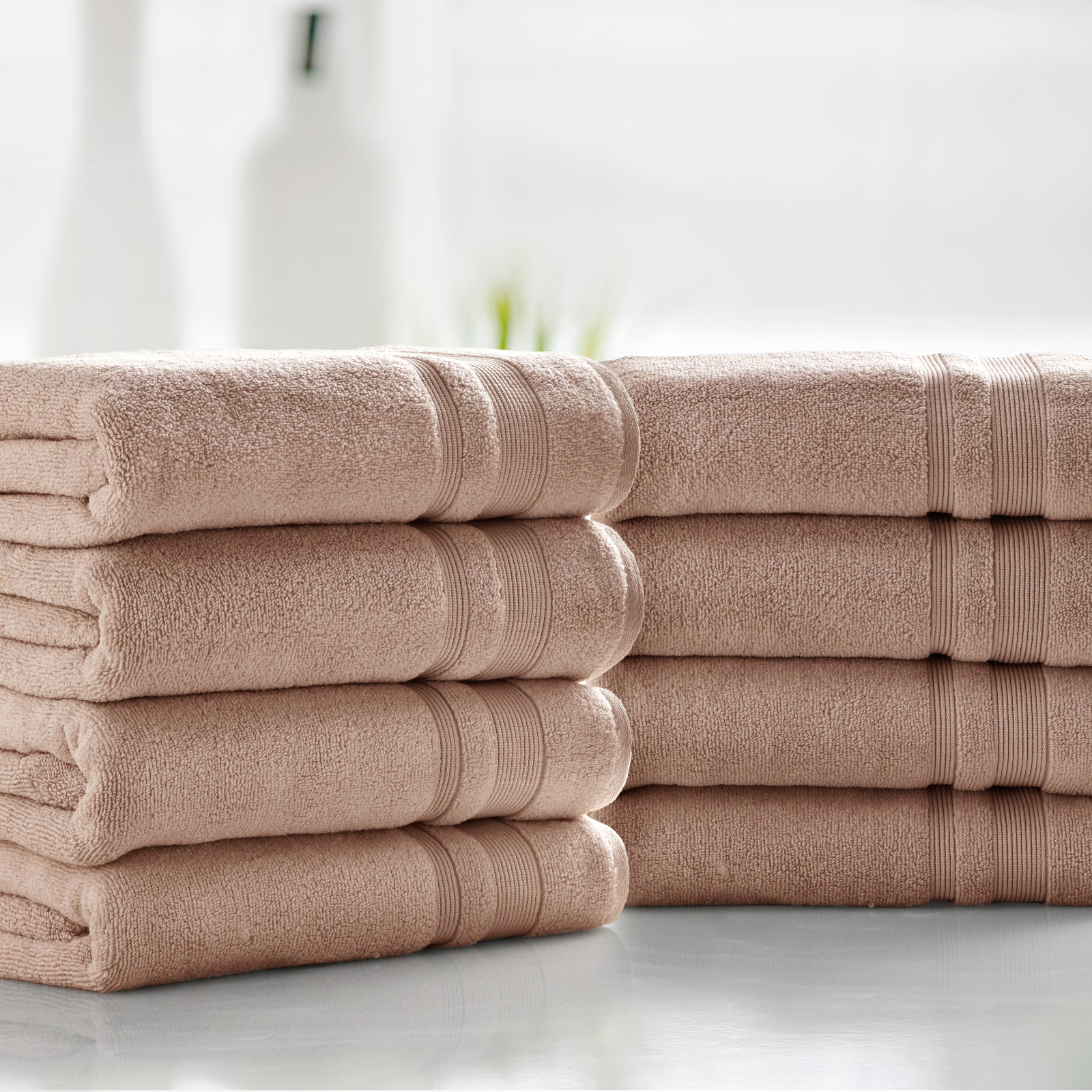 Kathy Ireland 8 Pc Plush Bath Towels - Gallery 8