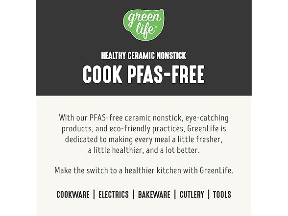 GreenLife 8 Piece Ceramic Nonstick Cookware Set