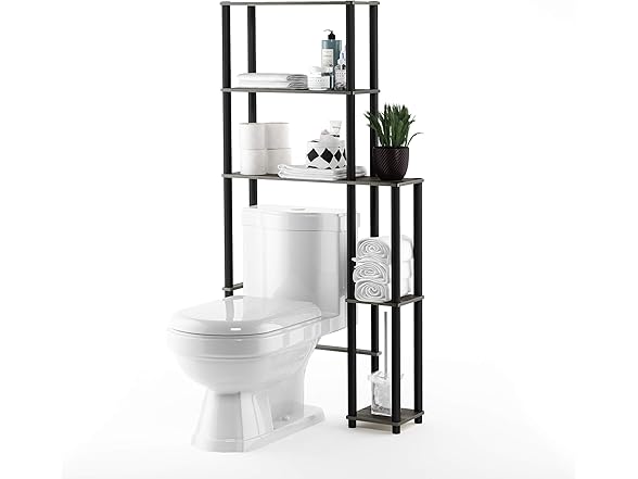 Furinno Turn-N-Tube Over The Toilet Storage