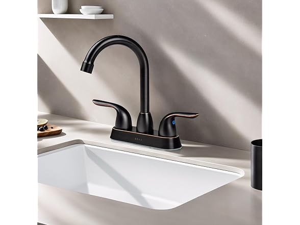 SOKA SOKA Bathroom Sink Faucet Stainless Steel Faucets