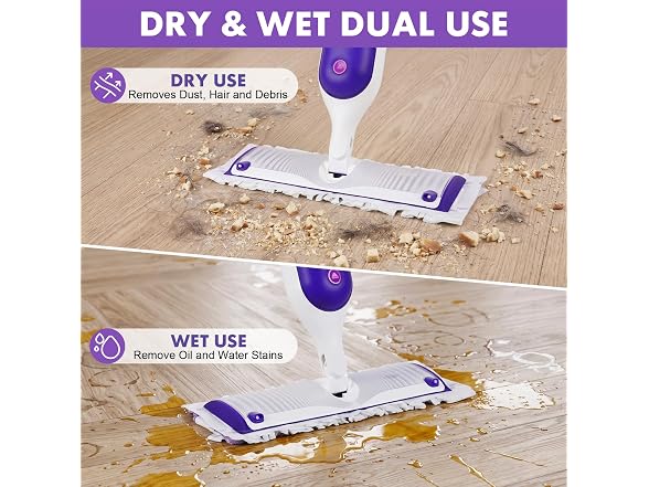 Noelvibe 20pcs Power Mop Refills