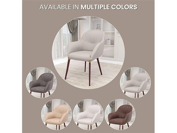 Leisuremod EDC21LGR Elias Dining Chair