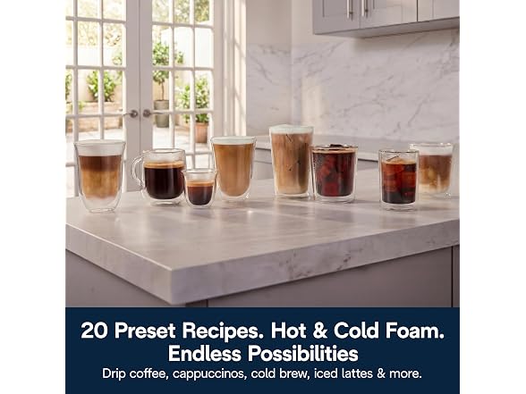 De'Longhi Magnifica Duo Espresso Machine, Frother, Silver