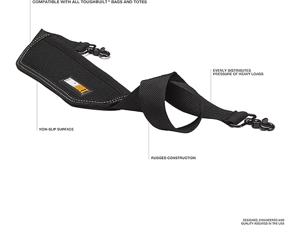 ToughBuilt TB-55-B Shoulder Strap - Header Card - Box - En