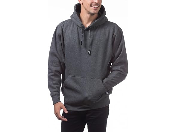 Pro Club Men (5XL) Heavyweight Hoodie Charcoal