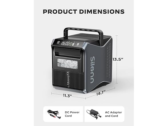 Silonn Portable 4-Power Ice Maker 