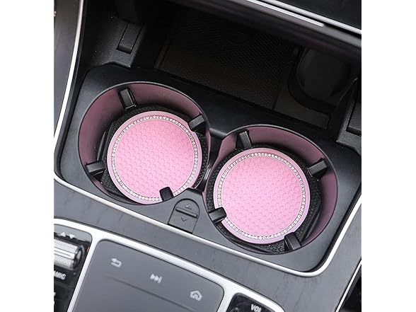 Hamans 2Pcs Car Cup Holder Coaster