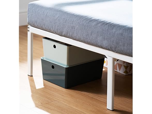 Best Price Mattress 14" Metal Twin Bed Frame