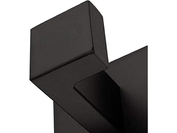 Melairy Towel Hook Steel Black 4pc