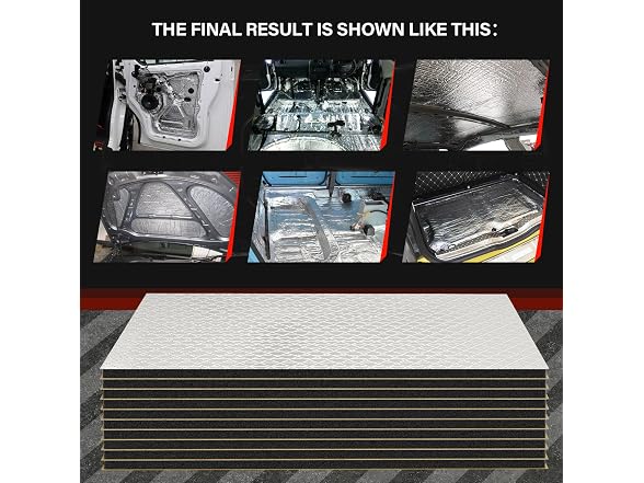 GOSCHE Car Sound Deadening Mat 36 Sq Ft - Gallery 4