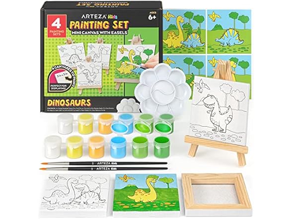 Arteza Kids Dinosaur Painting Kit