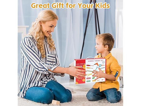 KIDWILL Kids Tool Set with Electric Drill