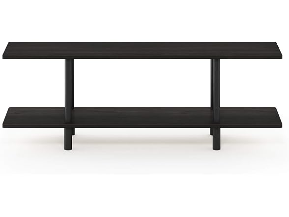 Furinno 2-Tier Shelf Black