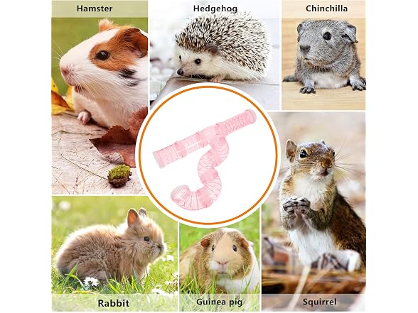 POPETPOP 1 Set Hamster Tubes Connection Plat