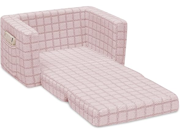 Delta Children Checkered Cozee Flip-Out Kids Chair