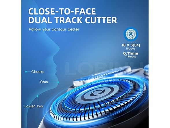 Men's 3D Waterproof Electric Shaver