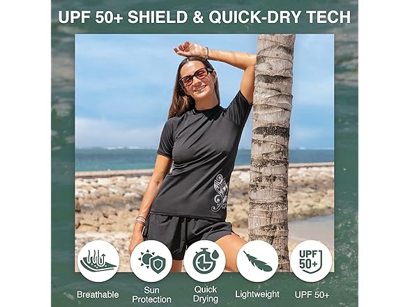 Kanu Marina Black Active Top (S)