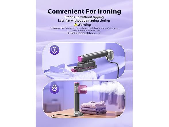 Sundu Travel Steamer for Clothes, Portable