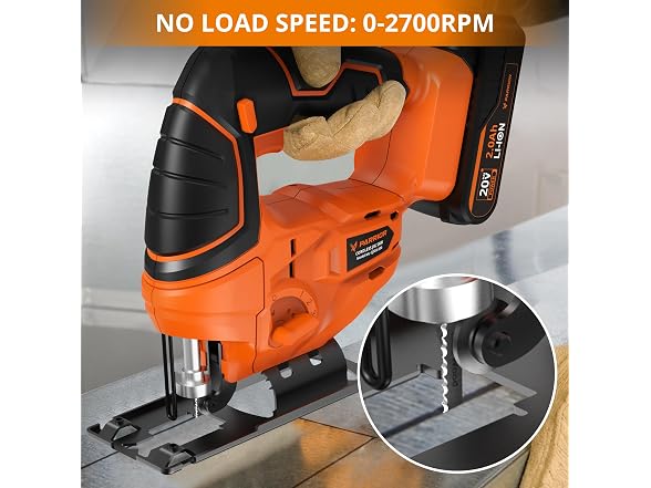 TILSWALL USPRJS01 Cordless Jig Saw Orange