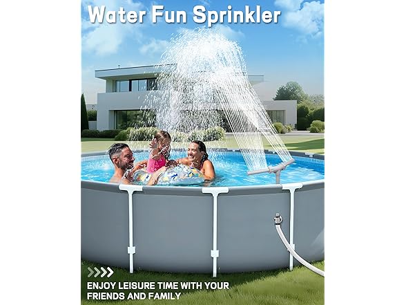 Pool Waterfall Fountain Water Sprinkler