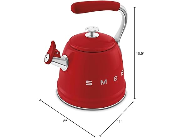 SMEG Retro Stovetop Whistling Kettle