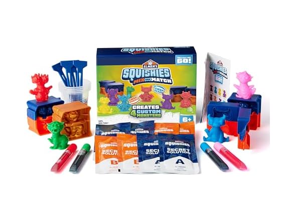 Elmer's Squishies Mix and Match, Kids DIY Activity