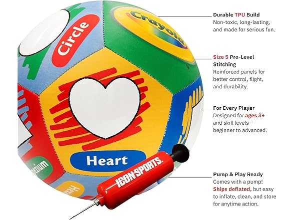 Crayola Official Soccer Ball - Shape