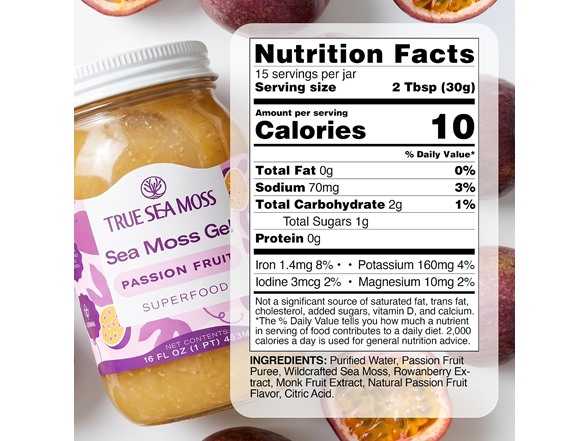 TrueSeaMoss Sea Moss Gel 16oz