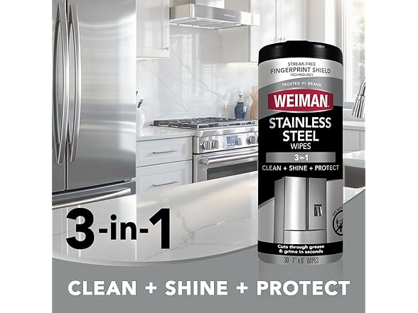 Weiman Stainless Wipes 30ct