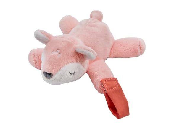 Carter's Fawn Plush Rattle w/Loop Teether