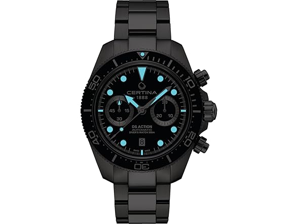 Certina, Mens, DS Action Chrono, 44.6, mm, Steel, Automatic Chrono, Date, Watch