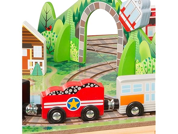 Melissa & Doug Take-Along Railroad Set