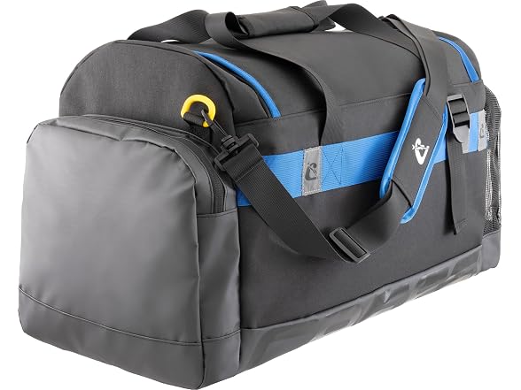 Cressi Olimpia Sport & Gym Duffel Bags, Black/Blue, 45 L