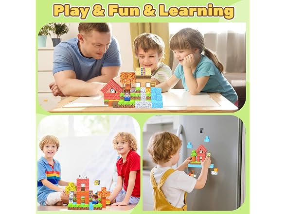 LionFuny 200PCS Magnetic Blocks