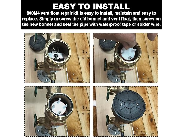 VIDABTE 800M4 Vent Float Repair